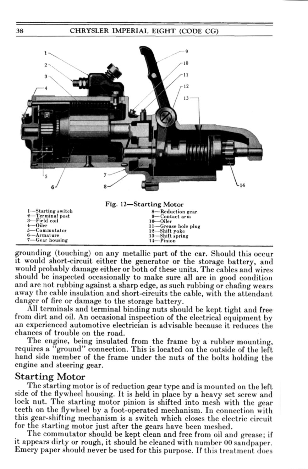 1931 Chrysler Imperial Owners Manual Page 59